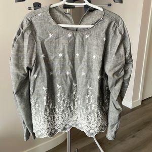 ZARA LONG SLEEVE BLOUSE